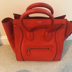 Authentic Celine mini luggage handbag